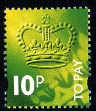 SG:D105 1994 10p yellow emerald