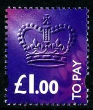 SG:D108 1994 £1 violet