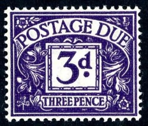 SG:D22 1936  3d dull violet