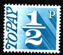 SG:D77 1970 ½p turquoise blue
