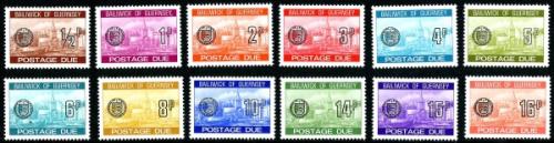 SG: D18 - D29  1977 Set of 12  &frac12;p to 16p