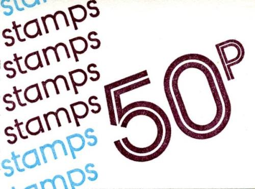 SG: FB1b 50p March 1977 with 6½p left band