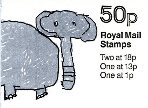 SG: FB49 50p London Zoo Elephants