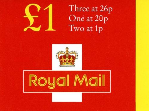 SG: FH42 £1 New Booklet Style 1p,20p,26p photo