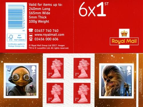 SG: PM57  2017 6 x 1st Star Wars Maz-Kanata & Chewbacca