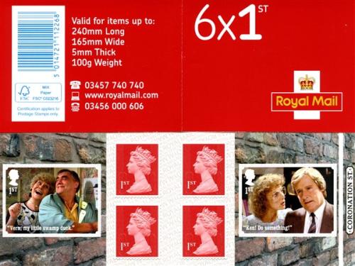 SG: PM73 6x1st Coronation Street