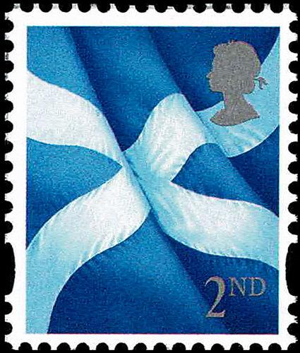 SG S159 2nd Saltire Silver-Grey Head, Darker Shade