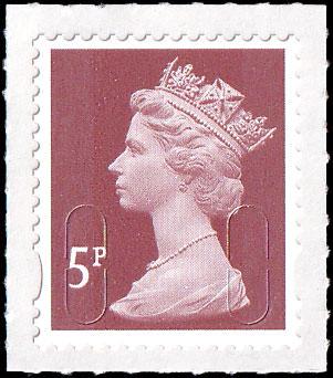 SG U2922 5p dull red brown M14L