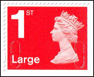 SG U3037  1st large vermillion FIL  MA12
