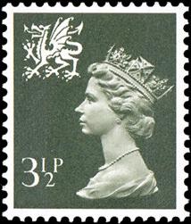 SG W16 3½p 2 band