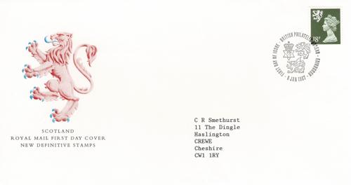 Scotland 1987 6th January 18p Philatelic Bureau CDS Royal Mail Cover