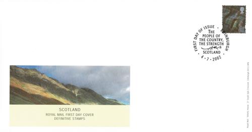 Scotland 2002 4 July 68p Edinburgh CDS Royal Mail Cover