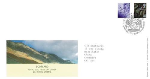 Scotland 2007 27th March 48p & 78p Tallents House CDS Royal Mail Cover