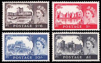 Set of 4 SG 595 - 598