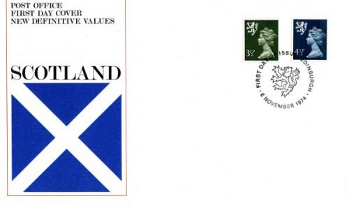 Wales 1974 6th November 3½p,4½p Cardiff CDS post office cover