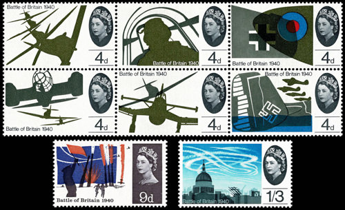 1965 Battle of Britain Commemorative Stamp Set