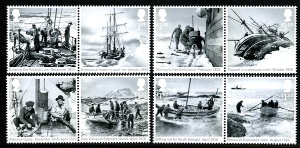 2016 Shackleton & The Endurance Stamps